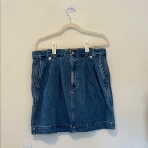 Madewell Dark Blue Denim Pencil Skirt